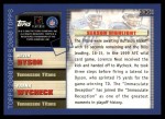 2000 Topps #330   -  Kevin Dyson / Frank Wycheck  Highlights Back Thumbnail