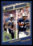 2000 Topps #330   -  Kevin Dyson / Frank Wycheck  Highlights Front Thumbnail