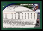 2002 Topps #16  Charlie Batch  Back Thumbnail