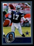 2003 Topps #111  Quincy Carter  Front Thumbnail