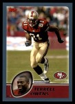 2003 Topps #200  Terrell Owens  Front Thumbnail