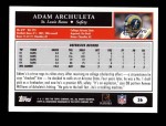 2005 Topps #36  Adam Archuleta  Back Thumbnail