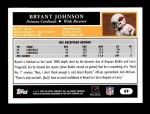 2005 Topps #69  Bryant Johnson  Back Thumbnail