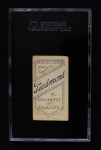 1909 T206 POR Bob Bescher Back Thumbnail