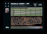 2007 Topps #171  Ronald Curry  Back Thumbnail