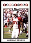 2008 Topps #119  Anquan Boldin  Front Thumbnail