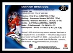 2010 Topps #201   -  Kyle Orton / Knowshon Moreno Broncos Team Back Thumbnail