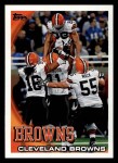 2010 Topps #377   -  Josh Cribbs / Mohamed Massaquoi Browns Team Front Thumbnail