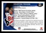 2010 Topps #321   -  Matt Schaub / Andre Johnson Texans Team Back Thumbnail