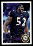 2011 Topps #183  Ray Lewis  Front Thumbnail