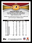 2012 Topps #153  Santana Moss  Back Thumbnail