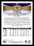 2012 Topps #180  Ray Rice  Back Thumbnail