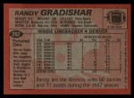1983 Topps #262  Randy Gradishar  Back Thumbnail