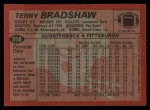 1983 Topps #358  Terry Bradshaw  Back Thumbnail