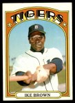 1972 Topps #284  Ike Brown  Front Thumbnail