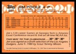 1988 Topps Traded #88 T  -  Jim Poole Team USA Back Thumbnail