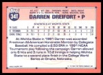 1991 Topps Traded #34 T  -  Darren Dreifort Team USA Back Thumbnail