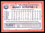 1991 Topps Traded #119 T Mickey Tettleton  Back Thumbnail