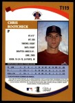 2002 Topps Traded #119 T Chris Bootcheck  Back Thumbnail