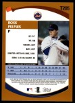2002 Topps Traded #205 T Ross Peeples  Back Thumbnail