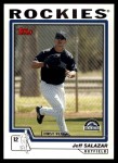 2004 Topps Traded #186 T  -  Jeff Salazar First Year Front Thumbnail