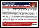 2005 Topps Update #327  Mark McCormick  Back Thumbnail