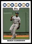 2008 Topps Update #130  Mike Cameron  Front Thumbnail