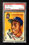 1954 Topps #128 Hank Aaron Front Thumbnail