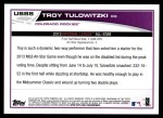 2013 Topps Update #88   -  Troy Tulowitzki All-Star Back Thumbnail