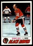 1977 Topps #225  Dennis Hull  Front Thumbnail