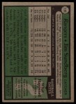 1979 Topps #120 Jim Sundberg Back Thumbnail