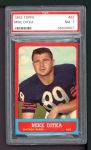 1963 Topps #62  Mike Ditka  Front Thumbnail