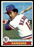 1979 Topps #478  Juan Beniquez  Front Thumbnail
