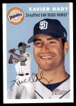 2003 Topps Heritage #257  Xavier Nady  Front Thumbnail