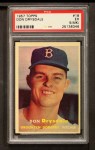 1957 Topps #18 Don Drysdale Front Thumbnail