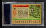 1955 Topps #50 Jackie Robinson Back Thumbnail