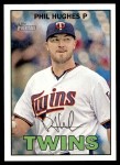 2016 Topps Heritage #380  Phil Hughes  Front Thumbnail