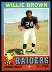 1971 Topps #207  Willie Brown  Front Thumbnail