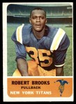 1962 Fleer #56  Robert Brooks  Front Thumbnail