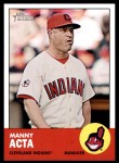 2012 Topps Heritage #48  Manny Acta  Front Thumbnail