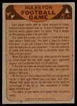1974 Topps  Checklist   Oakland Raiders Team Back Thumbnail