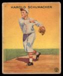 1933 Goudey #129  Hal Schumacher  Front Thumbnail