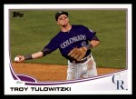 2013 Topps #453  Troy Tulowitzki  Front Thumbnail