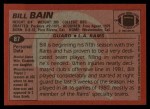 1983 Topps #87  Bill Bain  Back Thumbnail