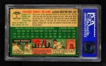 1954 Topps #1 WHT Ted Williams Back Thumbnail