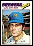 1977 Topps #498 Sal Bando Front Thumbnail