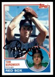 1983 Topps #213 Tom Burgmeier Front Thumbnail