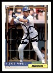 1992 Topps #295 Alonzo Powell Front Thumbnail