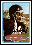 1980 Topps #63  Allan Ellis  Front Thumbnail