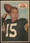 1968 Topps Football Posters #4  Bart Starr  Front Thumbnail